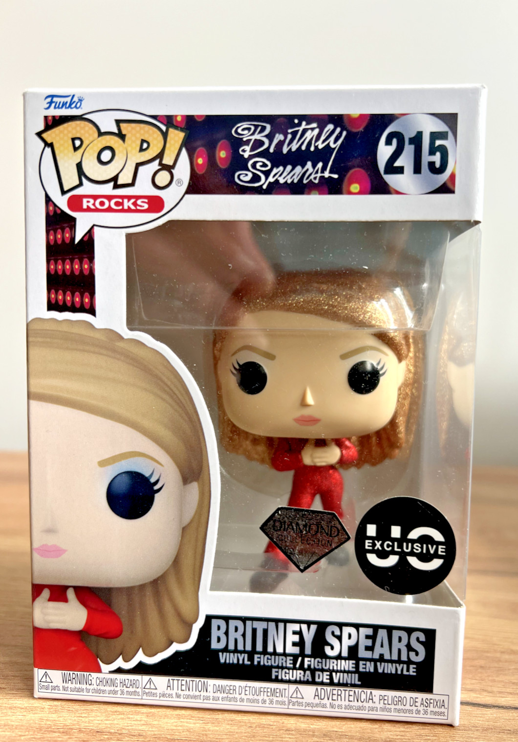 Funko Pop! Britney Spears #215 Colección Diamante Urban Outfitters Exclusivo