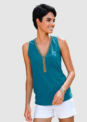 1117 - Damen Shirt von Alba Moda, Größe 46 - NEU mit Etikett