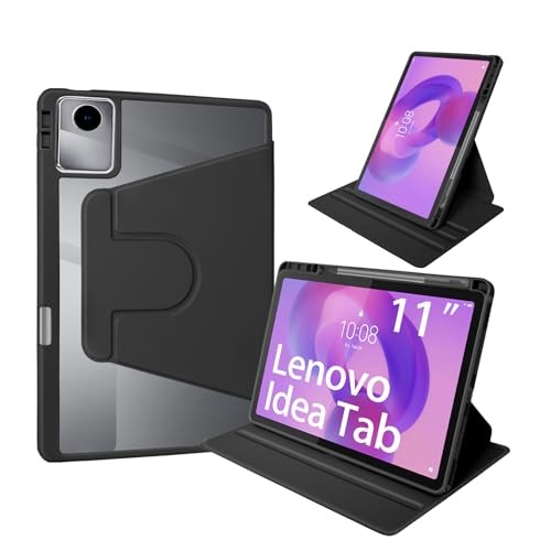 Housse rotative TB336FU antichoc et support stylet pour Lenovo 11 pouces noir
