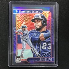 2021 Donruss Optic Nelson Cruz Diamond Kings Choice Red Dragon /110