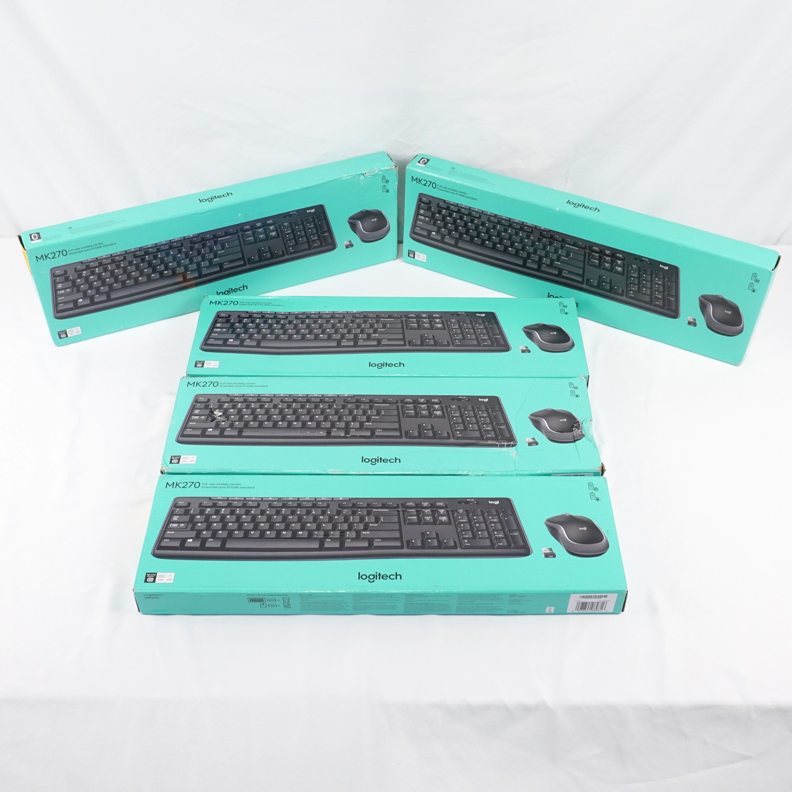 Logitech MK270 Full Size Wireless Keyboard And Mouse Combo L