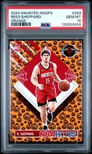2024 PANINI HAUNTED HOOPS ORANGE #293 REED SHEPPARD PSA 10
