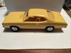 1975 Dodge Dart Sport Plastic Promo Model 1/25 Scale Yellow Blaze With Box