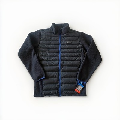 NEW Men s Columbia Juniper Peak Hybrid Jacket 590 Turbo Down Mens Medium Black
