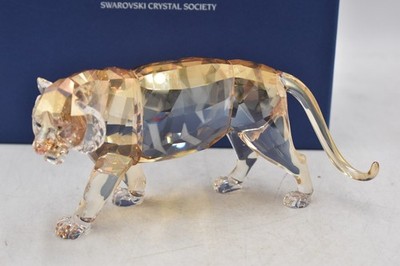 Swarovski Endangered Wildlife Crystal Tiger 2010 1003148 Figur Boxed COA
