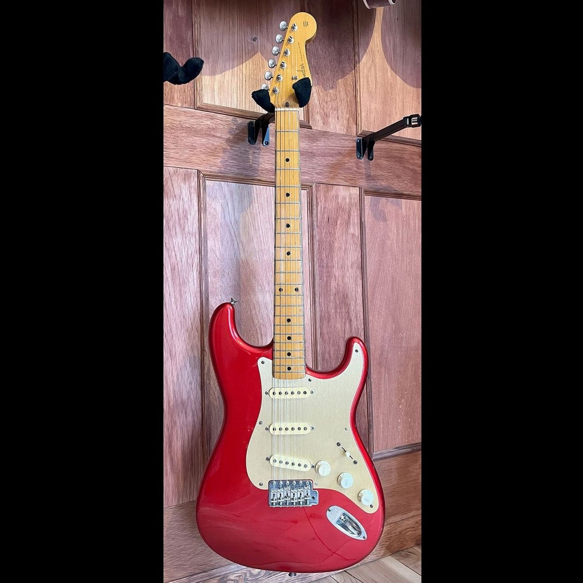 Fender Japan ST57 Stratocaster Used 1989 Maple Neck Candy Apple
