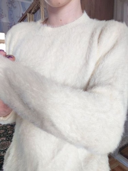 Men Angora Sweater M
