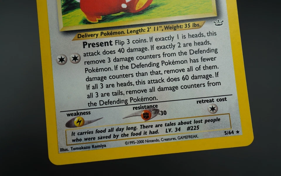 Pokemon Delibird / Botogel #5 / Neo Revelation Englisch Holo - Bild 4 von 4