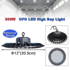 2-8Pack 300 Watts UFO Led High Bay Light Commercial Industrial Led Shop Lights