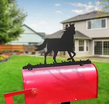 Horse Mailbox Postbox Custom Topper Unfinish *MAILBOX NOT INCLUDED TOPPER ONLY*