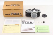S/N 309xxxx [Unused in Box] Nikon FM3A Silver 35mm Film Camera Body From JAPAN