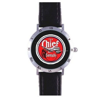 SANTA FE CHIEF WATCH: TRAIN, RAILROAD, CHICAGO, LOS ANGELES, RARE COLLECTIBLE!