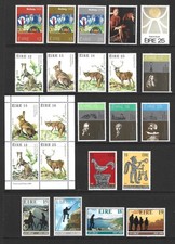 Ireland 1980 / 1981, 6 x Mint MNH Sets + Wildlife Sheet