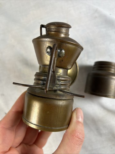 THE BALDWIN LAMP JOHN SIMMONS CO. New York RARE Antique CARBIDE MINER'S LAMP - Picture 3 of 11