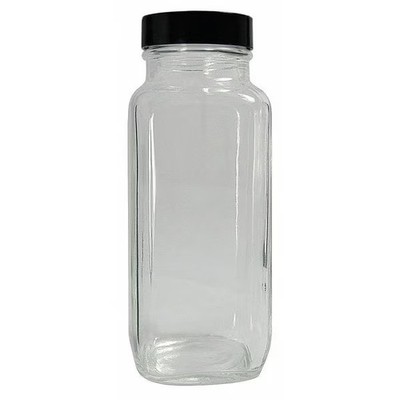 Qorpak GLC-01307 Bottle, Wide Mouth, 4 Oz, Packer, Glass, PK24