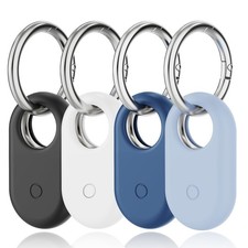 4 Pack Silicone Case for Samsung SmartTag2, Silicone Holder for Galaxy Smart...