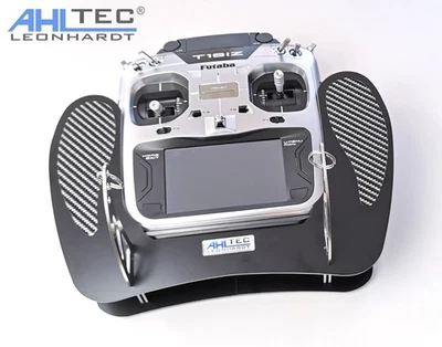 AHLTEC LEONHARDT AHLtec Senderpult für Futaba T16IZ & T16IZ Super in Black - klappbare Bügel