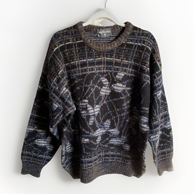 Paul Forticq Wool Alpaca Blend Sweater Unisex French Made  Vintage Luxury