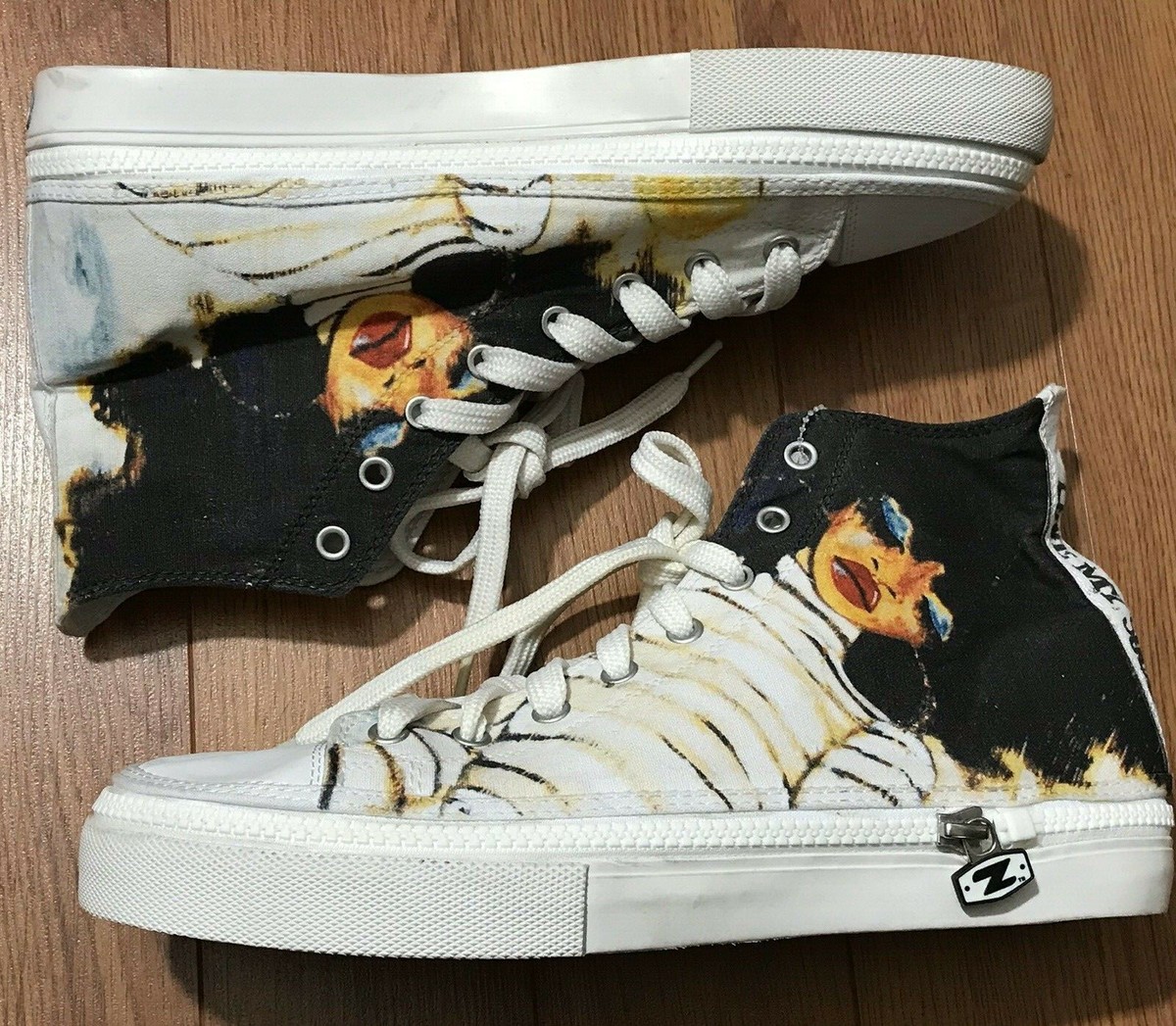 zipz California YVC Love My Soul Graphic High Top Sneakers Men Sz