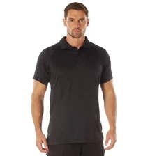 1050-XL Rothco On Duty Performance Polo - Black - Size X Large
