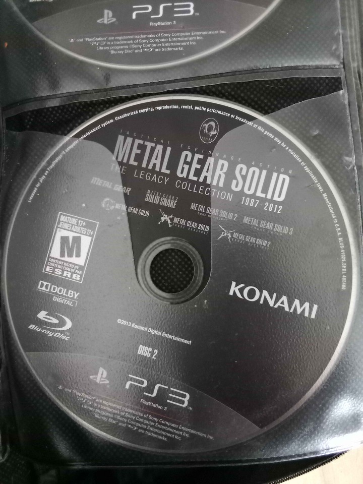 METAL GEAR SOLID The Legacy Collection Ps3 Playstation 3 Nuovo Pal Ita 🇮🇹 EUR 1.199,00 - ES