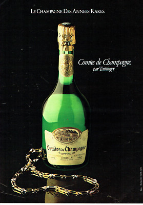 Werbung Advertising 058 1978 Taittinger Champagner Comtes de Champagne