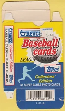 1988 Topps Revco League Leaders - Limited Edition *BOX ONLY* ~no cards~  VG: old