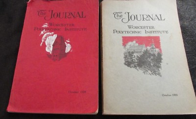 WORCESTER POLYTECHNIC INSTITUTE THE JOURNAL 1928 & 1931 ALUMNI REGISTERS 