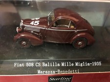 Fiat 508 CS Balilla Mille Miglia 1935 Marazza/Benedetti - STARLINE MODELS 1:43