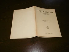 L'ELLEBORO RIVISTA DELL'ACCADEMIA AMBROSIANA DEDICATO AI MEDICI POETI OTT.1971