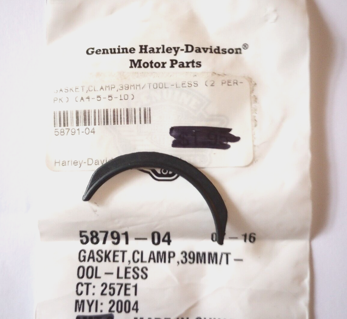 その他 S Harley-Davidson Gasket Clamp NOS 58791-04 (L-6011) | eBay
