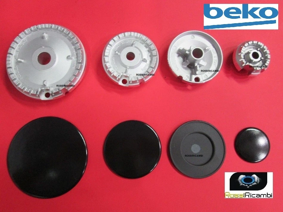 SPARTIFIAMMA + BRUCIATORI PIANO COTTURA BEKO 4 FUOCHI CUCINA GAS