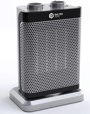 BALTER HOME Balter Keramik Heizlüfter 1500W Heizstrahler Elektro Heizung bis 35°C