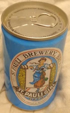 St. Pauli Girl Beer Can - Germany - 11 Ounce @1977 - Import Stamp on top