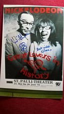 Autogramme von "Nickelodeon" (William & Wilma), s/w-Foto, gro&szlig; 29,7x20,3cm
