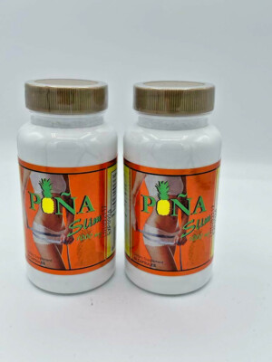 Pack of 2 Piña Slim 1000 mg weight loss pastillas bajar de peso mujer fat burner