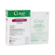 CURAD Sterile Oil Emulsion Gauze 3" x 3", Box