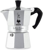 Bialetti Coffee Maker Moka Express for Two Cups in Aluminum Ergonomic Handle