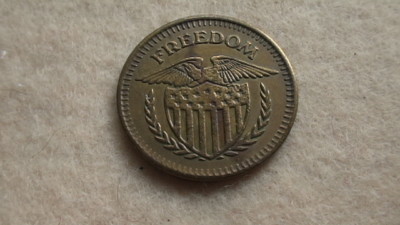 Bronze/Copper Freedom TOKEN 