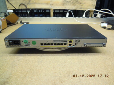 Cisco ASA5508-K9 Firewall + ASA5508-SSD -Unlimited User & 100 AnyConnect ASA9.12