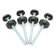 4 Pack Extra Long M8 8mm Spindle Rods for Pressure Mounted Baby Pet Gates
