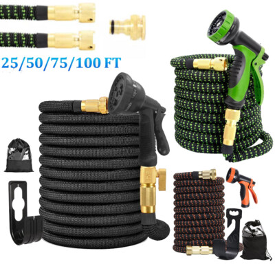 Flexibler Gartenschlauch Dehnbarer Wasserschlauch Flexischlauch Flexibel 15-30M