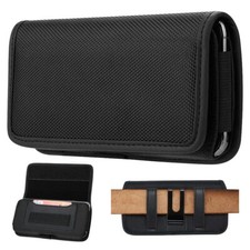 Universal Horizontal Cell Phone Holster Case with Belt Clip for Mobile Phone ...