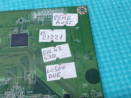 MAIN BOARD TOSHIBA 50L4353D TV 60EB40M1EB01P 32L4300 REV:1.02A SCREEN:LC500DUE - Picture 5 of 5