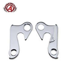 BICYCLE ALLOY REAR DERAILLEUR MESH FRAME HANGER GEAR TAIL HOOK A-HG018 SILVER.