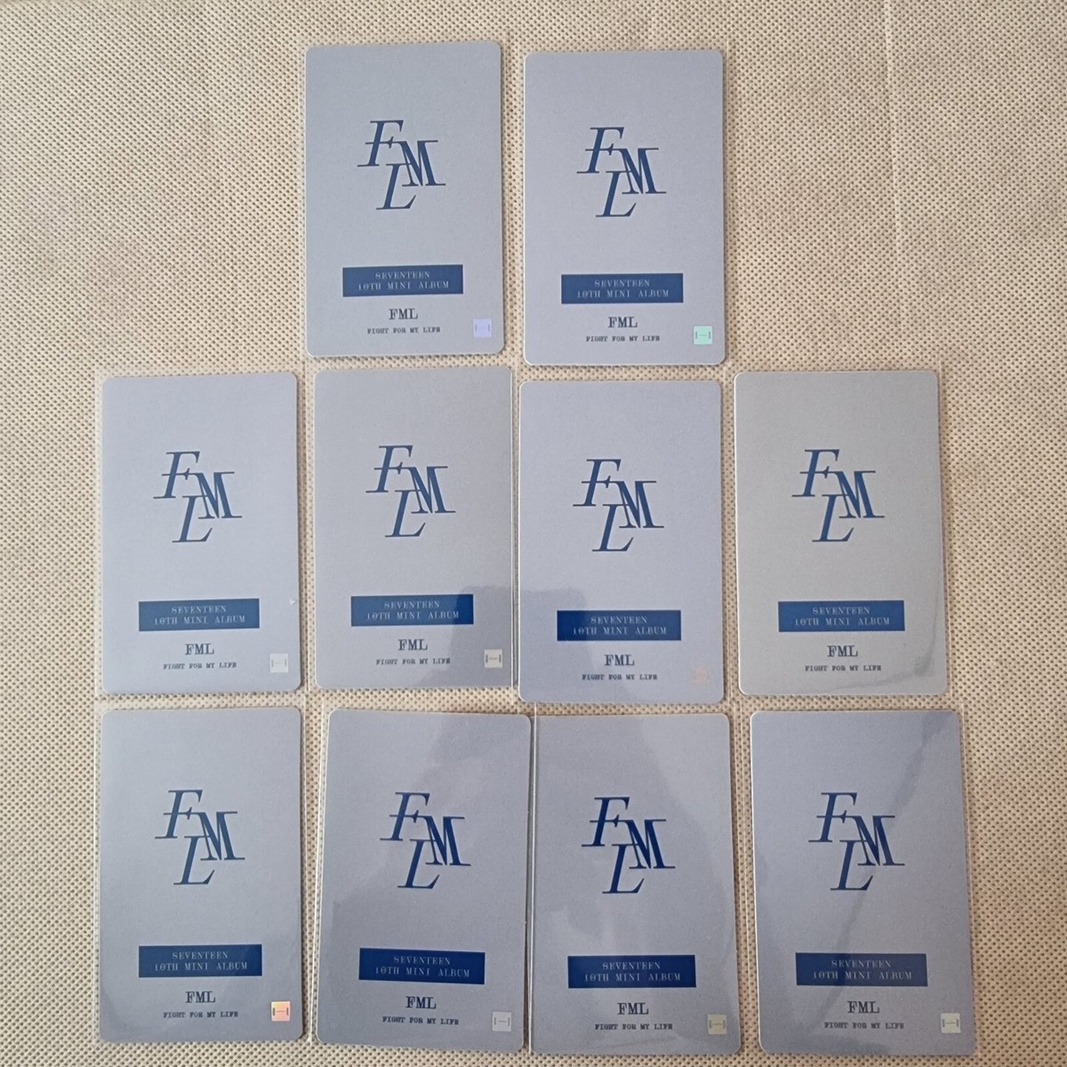 SEVENTEEN SVT - OFFICIAL 10TH MINI ALBUM FML SOUNDWAVE POB Lucky