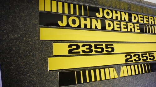 JOHN DEERE 2355 TRACTOR DECALS. HOOD & NUMBERS ONLY. SEE DETAILS & PICTURES - Picture 3 of 3