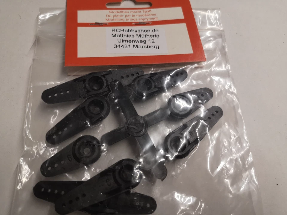 Servohebel Set (8 Stück) Typ Gr./Fut.25Z, Hitec 24Z od. JR 24Z zur Auswahl: - Bild 4 von 4