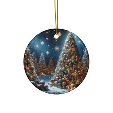 Christmas Tree Ceramic Ornament