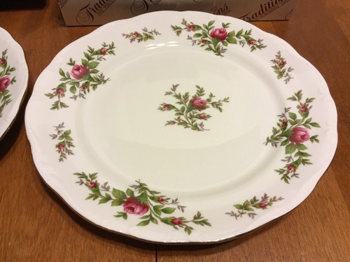 Lot Of 8 Johann Haviland Traditions Moss Rose SALAD PLATES Fine Porcelain China - Picture 10 of 12